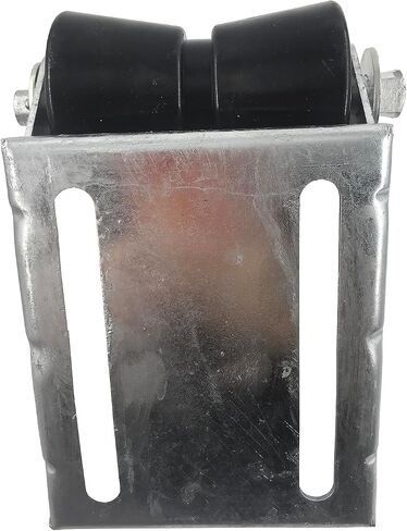 5 inch Boat Trailer Keel Roller with Bracket Assembly Kit Boat Trailer Roller Galvanized Steel Black Rubber in Saudi Arabia