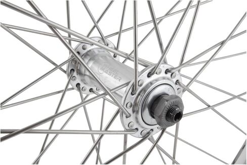 Wheel Front 26 × 1.5 ، Wei-Zac19 ، Silver ، QR Spily Silver Hub ، متحدث 14G SS ، 36 ساعة in Saudi Arabia