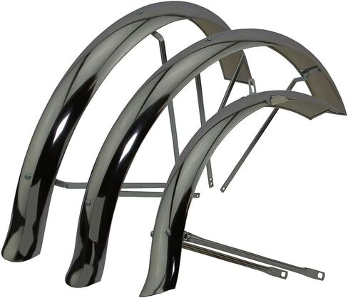 Lowrider Bike 24 Flared Standard Hollow Trike Conversion Kit Fender مجموعة أسود. in Saudi Arabia