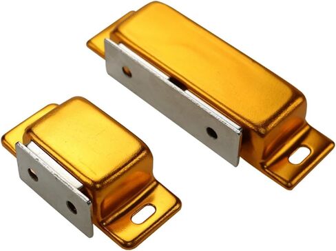 Stainless Steel Gold Magnetic Suction Lock with Strong Side Suction Lock Electrical Cabinet Door Lock Outlet 1Pcs(DK618-1) in Kuwait