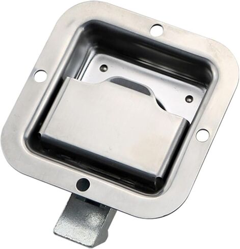 فولاذ مقاوم للصدأ من نوع السيارة قفل الباب الكهربائي خزانة مربع قفل أدوات أدوات أدوات لوحة القفل 1pcs (غير مؤمن) in Kuwait