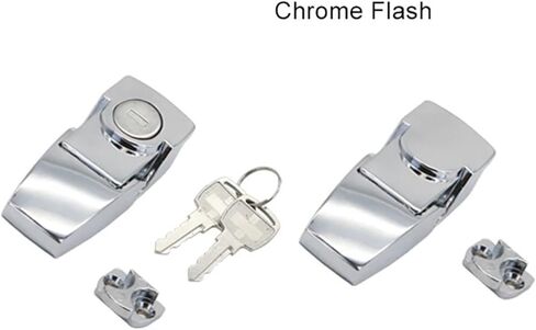 قفل قفل مربع قفل قفل الباب مخبأ مشبك الخزانة الكهربائية قفل صندوق قفل مربع صغير 1pcs (مع قفل غير لامع) in Kuwait