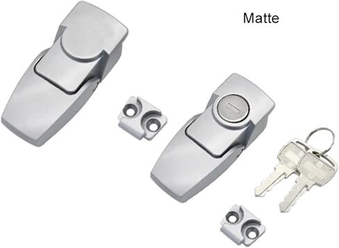 قفل قفل مربع قفل قفل الباب مخبأ مشبك الخزانة الكهربائية قفل صندوق قفل مربع صغير 1pcs (مع قفل غير لامع) in Kuwait