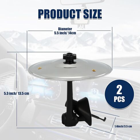 2-Pack Car Cymbal Air Vent Clips - Authentic Drum Set Decor Accessories for Vehicles, Universal Car Crash Cymbal Ornaments (Platillo de Bateria para Auto) in Saudi Arabia
