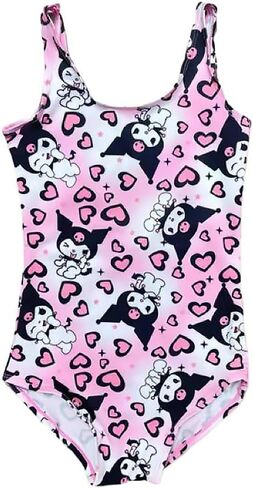 Little Girls Cute Fashion Kawaii Cartoon Swimsuit Hawaii Beach Sport One-Piece Bathing Suits Swimwear for Kids in Saudi Arabia