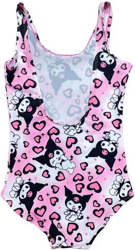 Little Girls Cute Fashion Kawaii Cartoon Swimsuit Hawaii Beach Sport One-Piece Bathing Suits Swimwear for Kids in Saudi Arabia