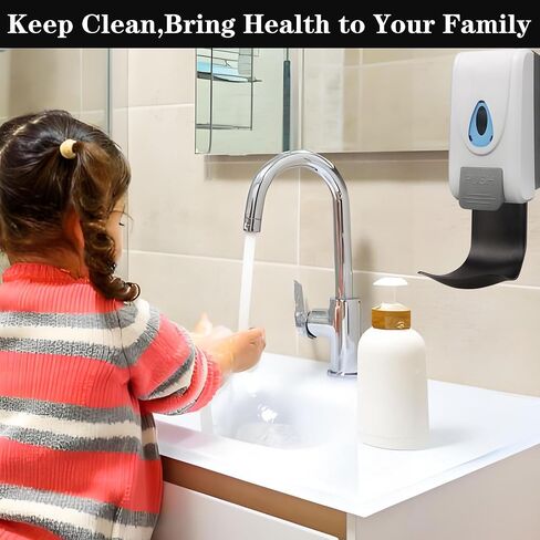 Soap Dispenser Wall Mount Drip Tray, 2Pcs Black Plastic Wall Mount Soap Dispenser Detergent Drip Tray Catcher Prevent Dripping and Spraying in Saudi Arabia