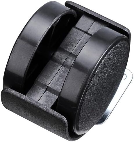 4Pcs Table Wheel 48mm 40mm Furniture Caster Plate Without Brake Swivel Castor Wheels Replace Trolley Cart Roller Black(30mm) in Saudi Arabia