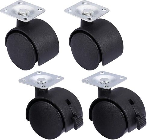 4pcs 1.5 بوصة العجلات العجلات قابلة للإزالة بسلاسة النايلون الحمل الحمولة الحمولة الحمل العجلات اللوازم المنزلية in Saudi Arabia