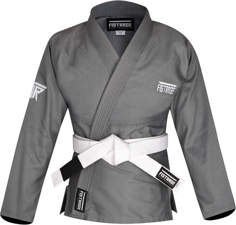 Fistrage Jiu Jitsu Gi Patch BJJ Brazilian Suite للرجال والنساء MMA مع حزام in Kuwait