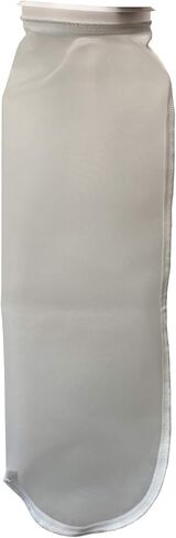 (25 Pack) PRMFiltration 595 Micron Nylon Monofilament Mesh Filter Bags, Industry Size #2 (7-1/16 x 32), Mesh Size 30 with Polypropylene Ring in Saudi Arabia