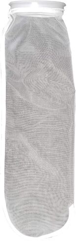 (25 Pack) PRMFiltration 595 Micron Nylon Monofilament Mesh Filter Bags, Industry Size #2 (7-1/16 x 32), Mesh Size 30 with Polypropylene Ring in Saudi Arabia