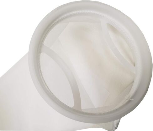 (25 Pack) PRMFiltration 595 Micron Nylon Monofilament Mesh Filter Bags, Industry Size #2 (7-1/16 x 32), Mesh Size 30 with Polypropylene Ring in Saudi Arabia