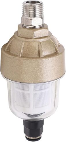 AUTOMATIC WATER DRAIN VALVE COOLANT DRAINER COMPRESSED AIR FILTER FLOATING BALL TYPE G1/2in TRANSLUCENT ALUMINUM COVER FOR PNEUMATIC EQUIPMENT in Saudi Arabia