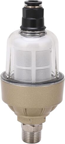 AUTOMATIC WATER DRAIN VALVE COOLANT DRAINER COMPRESSED AIR FILTER FLOATING BALL TYPE G1/2in TRANSLUCENT ALUMINUM COVER FOR PNEUMATIC EQUIPMENT in Saudi Arabia