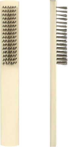 QWORK Stainless Steel Wire Brush Tooth Brushes – 24 Pack Premium Cleaning Brushes for Rust and Dirt Removal in Saudi Arabia