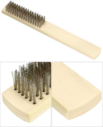 QWORK Stainless Steel Wire Brush Tooth Brushes – 24 Pack Premium Cleaning Brushes for Rust and Dirt Removal in Saudi Arabia