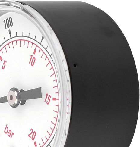 50mm Pressure Meter with 1/4 BSPT Brass Thread for Fuel Air Oil Gas Water Measurement Industrial and Home Use Clear Protective Cover (0-300psi 0-20bar) in Saudi Arabia