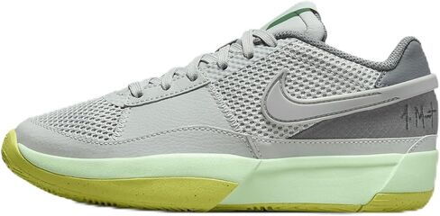 Nike JA 1 Big Kids 'Basketball Shoes (DX2294-003 ، الفضة الفاتحة/الإلكترونية/الرمادية الرمادية/الجرانيت) الحجم 6.5 in Saudi Arabia
