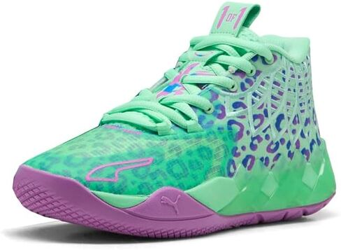 PUMA Kids Boys Mb.01 Alien Safari Basketball Sneakers Shoes - Green in Saudi Arabia