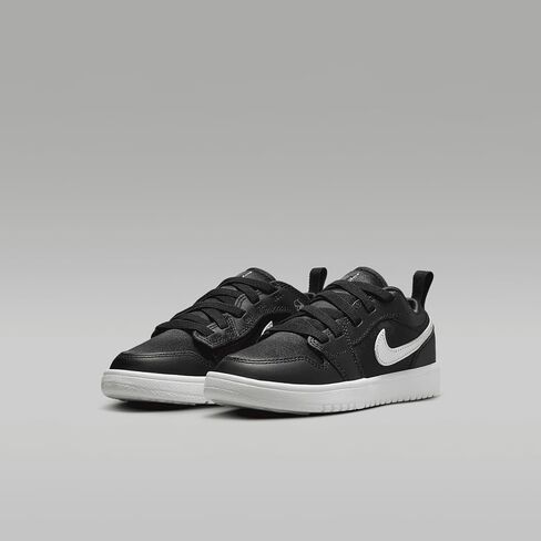 Jordan 1 Low alt se Little Kids 'Shoes (FZ3920-001 ، Black/Sail/Metallic Gold/Metallic Silver) in Saudi Arabia