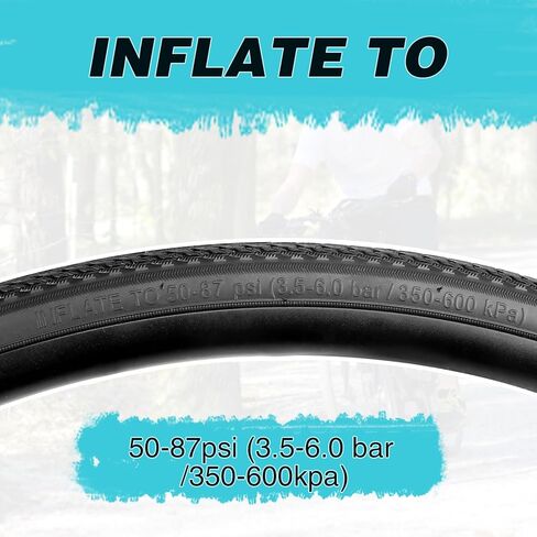 MEGHNA 700C Road Bike Tire Foldable 700 x 28C/32C Tire for Road Racing 28-622mm/32-622mm Fast Rolling Tire Replacement for Road Bicycle Hybrid Bike Commuter Bike in Saudi Arabia