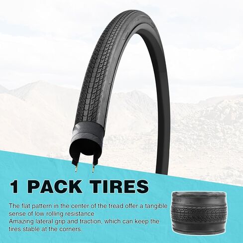 MEGHNA 700C Road Bike Tire Foldable 700 x 28C/32C Tire for Road Racing 28-622mm/32-622mm Fast Rolling Tire Replacement for Road Bicycle Hybrid Bike Commuter Bike in Saudi Arabia