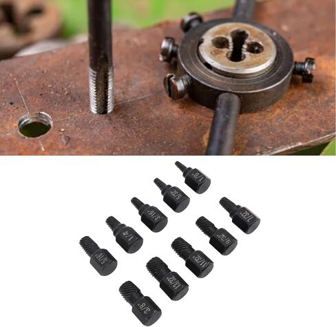 Evgatsauto 10pcs مجموعة مستخرج المسمار التالفة ، Cr v Steel hex extractor 1/8in-13/32in لسيارات الاتصالات in Saudi Arabia