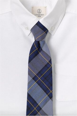 Lands' End School Uniform Adult Plaid To Be Tied Tie in Saudi Arabia