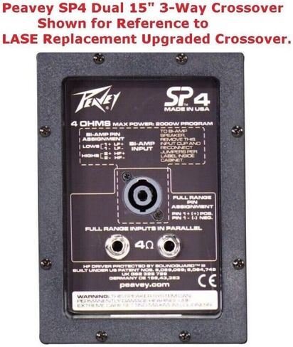 Replacement Crossover for Peavey SP4 Dual 15" 3-Way Speaker w/Speakon 1/4" Jack in Saudi Arabia
