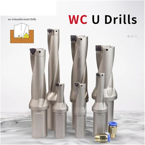 C20 C25 C32 C40 Drill Bites Princer Prick Drill Drill Bits 11mm-49mm Depth Adfondable U Drill Machinery CNC Water (C32-37-WC06،2d) in Saudi Arabia