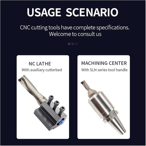 C20 C25 C32 C40 Drill Bites Princer Prick Drill Drill Bits 11mm-49mm Depth Adfondable U Drill Machinery CNC Water (C32-37-WC06،2d) in Saudi Arabia