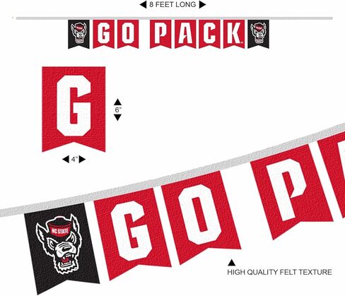 North Carolina State Wolfpack Banner String Pennant Flags in Saudi Arabia