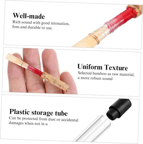 Besportble 2PCS محترف القصب القصب اليدوي مصنوع يدويًا للعشاق السهل التثبيت الحرفي المتين مناسبة للاعبين المتوسطة المبتدئين in Kuwait