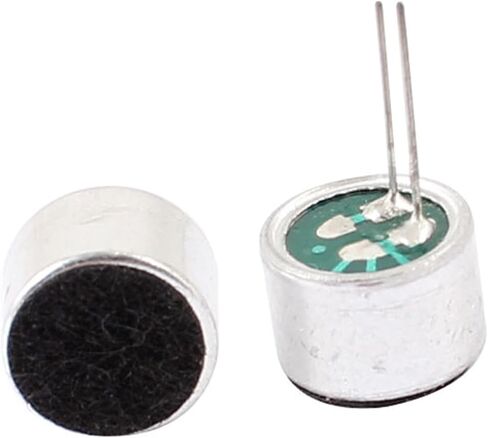 uxcell 8 Piece Electret Microphone 52dB Electret Condenser Mic MP3 MP4 Microphone Sensor Inserts with PCB Pins 9x7mm in Saudi Arabia