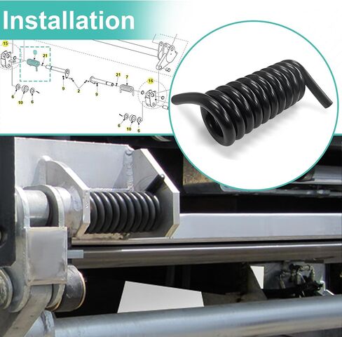 Torsion Liftgate Springs Left Driver Side 226363-02 for Maxon GPT, GPTLR & GPTWR 25-55 Series Liftgates in Saudi Arabia