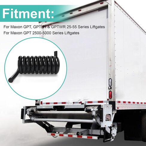 Torsion Liftgate Springs Left Driver Side 226363-02 for Maxon GPT, GPTLR & GPTWR 25-55 Series Liftgates in Saudi Arabia
