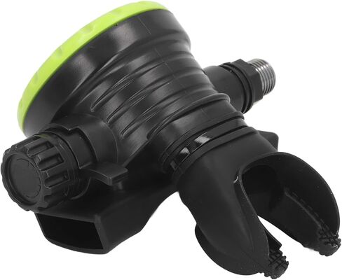 Scuba Diving Breathing Secondary Valve Adjustable Pressure Diving Equipment Medium Pressure Tube for Underwater Rescue Snorkeling Gear ABS Stainless Steel Silicone in Saudi Arabia