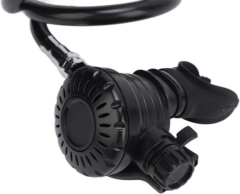 Pilipane Scuba Diving Regulator Set Professional M18x1.5 First Level Pressure Reducing Valve Diving Breathing Valve for Snorkeling and Scuba Diving Equipment Black 1L Oxygen Cylinder Valve in Saudi Arabia