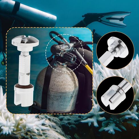 صمام أسطوانة الغوص Scuba استبدال الأجزاء ، والرياضة تحت الماء ، والتركيب السهل ، وصمام خزان الغوص in Saudi Arabia