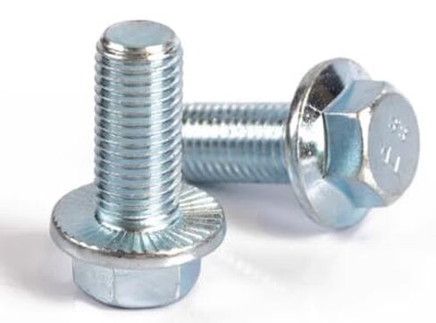 M10 x 1.25mm Bolt M10x1.25 x 25mm Hex Head Flange Bolt Compatible with Most Brands of ATV UTV Quads 4 Wheeler Go Karts Flanged Hex Screws,10.9,10Pcs in Kuwait