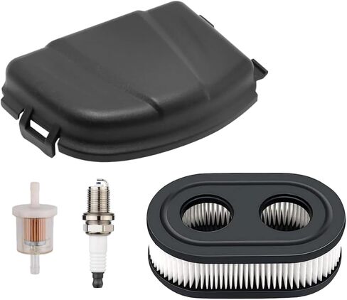 593260 Air Filter with 595658 Air Cleaner Cover for Briggs and Stratton 798452 334404 093J02 09P700 103M02 104M02 675EXI Engines Parts Toro Recycler 22 and Troy Bilt TB110 TB200 Lawn Mower in Kuwait