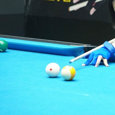 18pcs 12mm Billiard Counes Tips Set ، 6pcs pool cue stick ferrules و 12pcs soft swage on tips pool cue ، bule in Kuwait