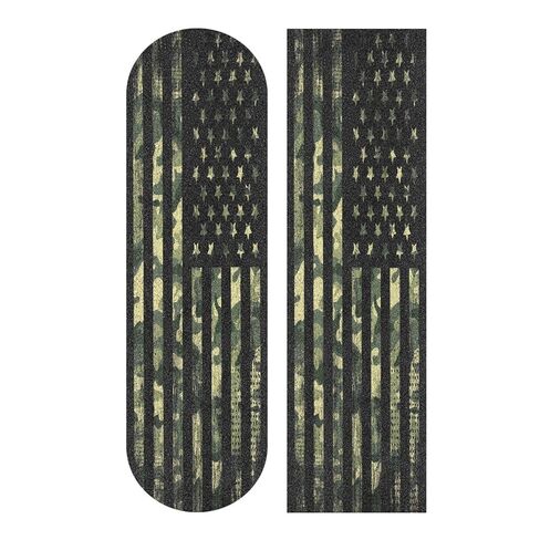 Alaza Camouflage America Fintage Vintage Skatboard Grip Tape Sheets Longboards Griptape 33 "× 9" فقاعة مجانية مضادة للزلاجة ورقة رمل الرمال للوحة الأسطوانة in Saudi Arabia