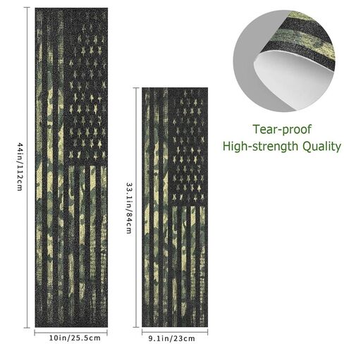 Alaza Camouflage America Fintage Vintage Skatboard Grip Tape Sheets Longboards Griptape 33 "× 9" فقاعة مجانية مضادة للزلاجة ورقة رمل الرمال للوحة الأسطوانة in Saudi Arabia