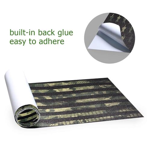 Alaza Camouflage America Fintage Vintage Skatboard Grip Tape Sheets Longboards Griptape 33 "× 9" فقاعة مجانية مضادة للزلاجة ورقة رمل الرمال للوحة الأسطوانة in Saudi Arabia