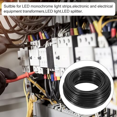 MECCANIXITY 25 Feet Electrical Wire Insulated Stranded Copper 14 AWG Hook Up Wire Cable THHN Wire Doorbell Wiring, Industrial, Trailer Wiring, Electrical Rated for 600 Volts,UL Listed,Blue in Saudi Arabia