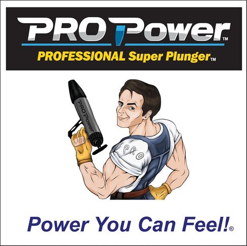 PRO Power® Super Plunger® - Powerful Toilet Plunger Utilizing Water Pressure to Clear Clogs - Made in USA by Disabled Veterans (Plunger Only) in Saudi Arabia