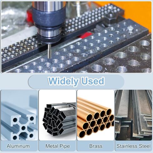 uxcell 3pcs مستقيم الناي المسمار صنابير 3/8-16 UNC 2B الخيط 5 "إضافي طويل HSS6542 MACHEN in Saudi Arabia