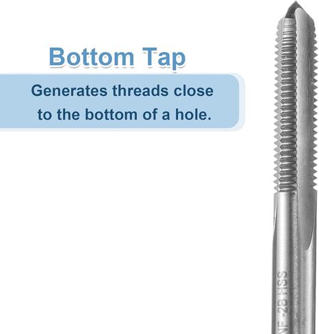 UXCELL HAND BOTTER TAP #3-48 UNC 2B BOTTING BOTTING THROPING TAPS HISTE SPEED HSS6542 in Saudi Arabia